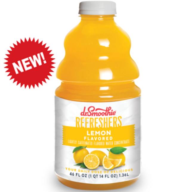 Dr. Smoothie Refreshers Lemon Concentrate (46oz bottle)