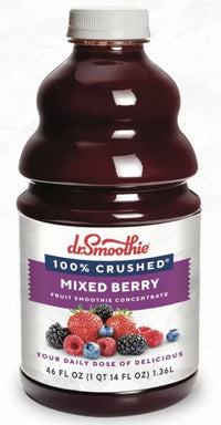 Thumbnail for Dr. Smoothie 100% Crushed Mixed Berry Smoothie Concentrate (46oz bottle)